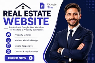 build a google sites real estate website realtor website property website