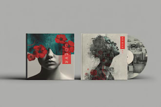 design a unique album artwork cover
