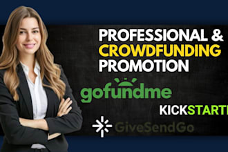 promote your fundraising charity campaign, gofundme campaign to target donors