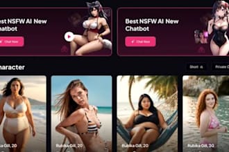 develop an ai saas website ai chatbot platform and ai image generator