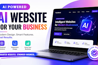 build an ai powered website for your business