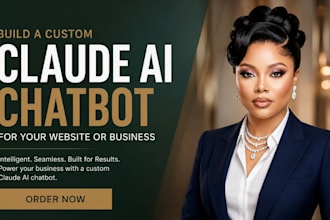 build a claude ai chatbot for website and business