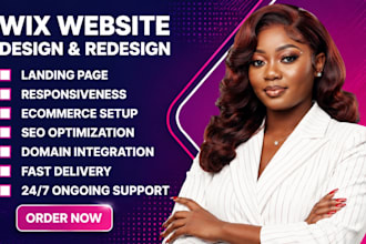 design develop or redesign wix website wix expert wix developer