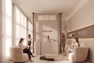 design modern beauty hair salon spa barbershop nail lash tattoo studio skincare