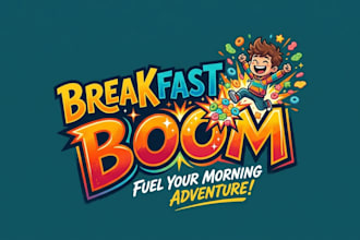 design a cereal brand logo for your food business