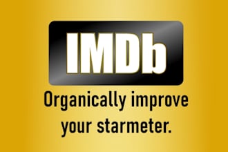 promote your imdb page, movie and boost starmeter organically
