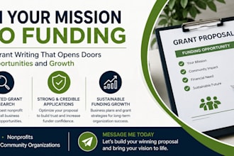 fix nonprofit funding gaps with winning grants