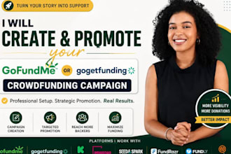 do crowdfunding campaign creation and promotion gofundme gogetfunding