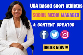 be your USA based sport athletes social media manager and content creator
