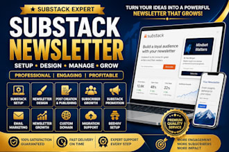 setup substack, substack newsletter design substack posts and manage publication