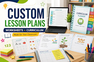 create custom lesson plans worksheets and curriculum for your classroom