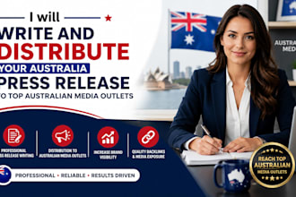 write and distribute your australia press release to top australian media outlet