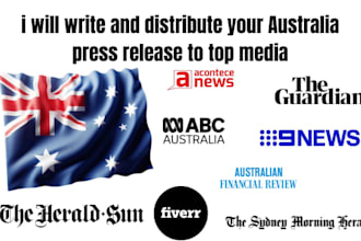 write and distribute your australia press release to top media