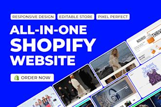 build shopify website design and shopify website development with shopify cro