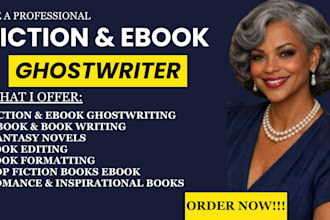 be fiction ebook ghostwriter, fantasy book ghostwriter