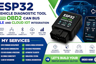 do esp32 vehicle diagnostic tool with obd2 can bus ble and cloud iot integration