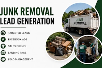 junk removal leads dumpster recycling ads junk removal website