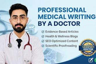 write evidence based medical and health articles as a doctor