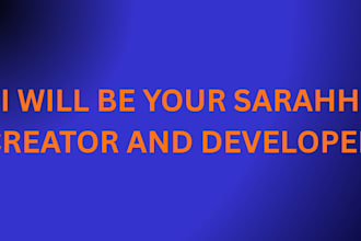create and develop sarahh for you