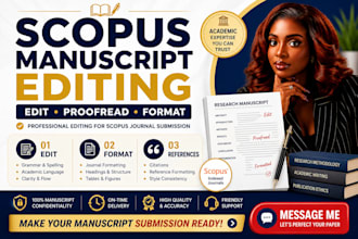 edit and format research article manuscript for scopus journal submission