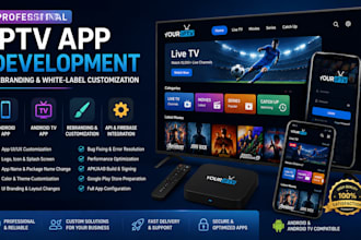 develop iptv app, ott app, smart TV app, android TV, samsung TV, lg TV app
