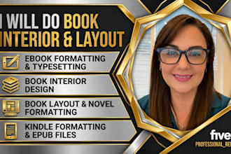 ebook formatting book interior design book layout typesetting kindle formatting