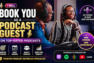do podcast outreach and book you as a guest on podcasts