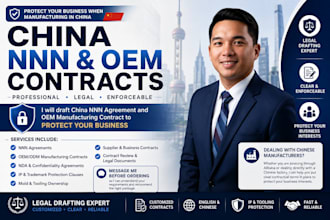 draft china nnn agreement and oem manufacturing contract privacy policy