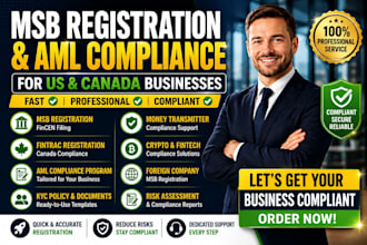 handle us canada msb registration with fincen aml compliance llc registration