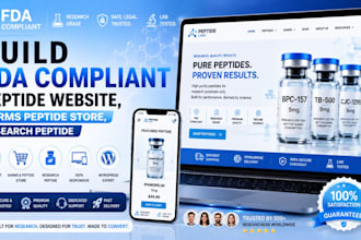 build fda compliant peptide website, sarms peptide store, research peptide