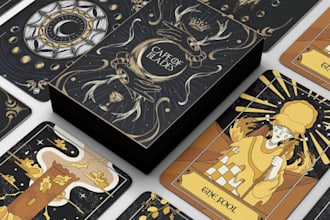 create unique tarot card designs, oracle decks, and playing cards