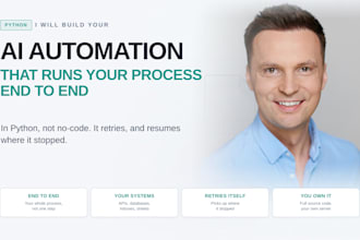 build ai automation, ai agent, workflow automation in python