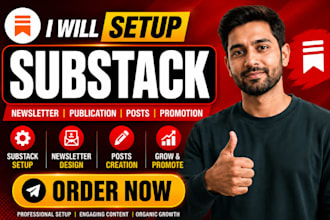 setup substack newsletter post substack publication promotion beehiiv subscriber