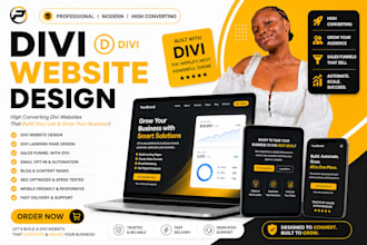 build, design or redesign divi wordpress website, divi 5