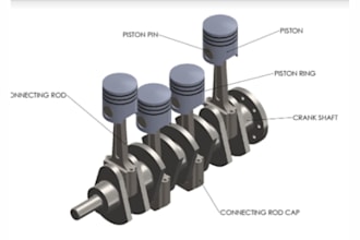 do 3d cad design, mechanical part design, industrial design in solidworks