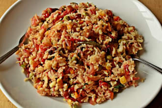 prepare delicious rice and beans meal recipe