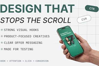 design static meta ad creatives for facebook and instagram