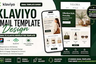 do klaviyo email template design, figma to klaviyo newsletter template design