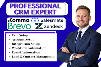 setup zendesk salesmate automation kommo crm integration brevo email marketing