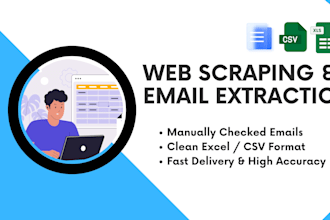 extract emails and contact numbers from websites