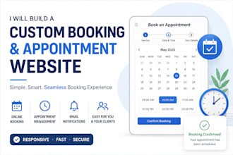 build a custom booking and appointment website