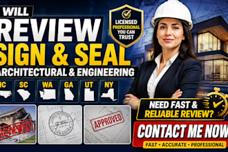 review sign and seal architectural engineering nc sc washington georgia utah ny