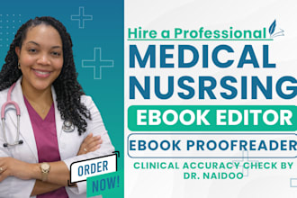 proofread, edit, format your medical manuscript, journal and healthcare content