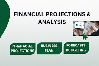 do financial projections, business plan, and forecasts