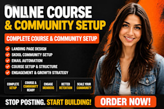 skool community setup, skool course setup, and member onboarding expert