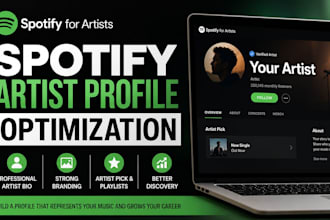optimize your spotify for artists profile and artist branding