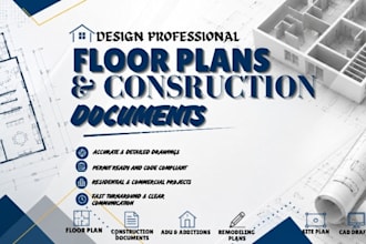 design professional floor plans and construction documents