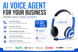 build an ai receptionist for calls, lead qualification and booking