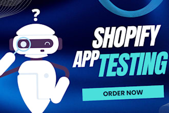 do shopify app testing