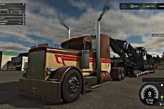 create ets2, ats, fs22, and beamng custom trucks, trailers, maps, skins